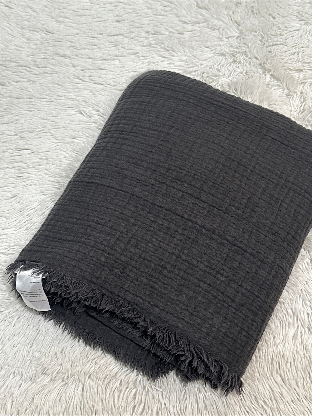 ❤️ Quince Muslin Throw 50”x60”